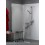 PAROI DE DOUCHE AVEC SEGMENT PIVOTANT